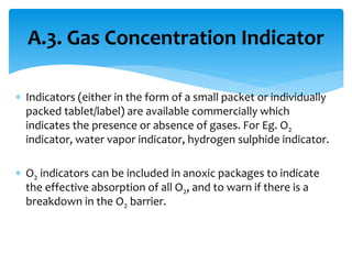 O2 Indicator Color Packet Intelligent packaging | PPTX