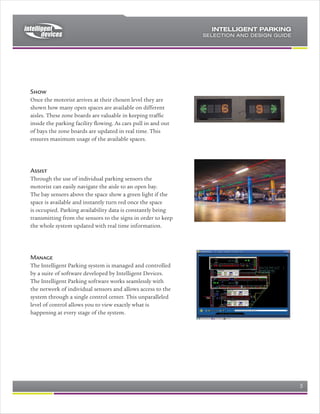 Approach to Johannesburg Airport, showing parking availability

As the driver approach the parking garage,
signs guide the driver on which floor to
park.

Once inside the floor, an aisle board and
zone board guide the driver in which aisle
to park.




                                                                       Zone Board



                          Aisle Board



Rev 0.4                                                                Page 5 of 7
 