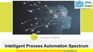 Intelligent Process Automation Spectrum
Your Company Name
 
