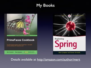 My Books 
Details available at http://amazon.com/author/mert 
 