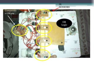 IR
SENSORS
OR
Logic
Comparato
r-LM324