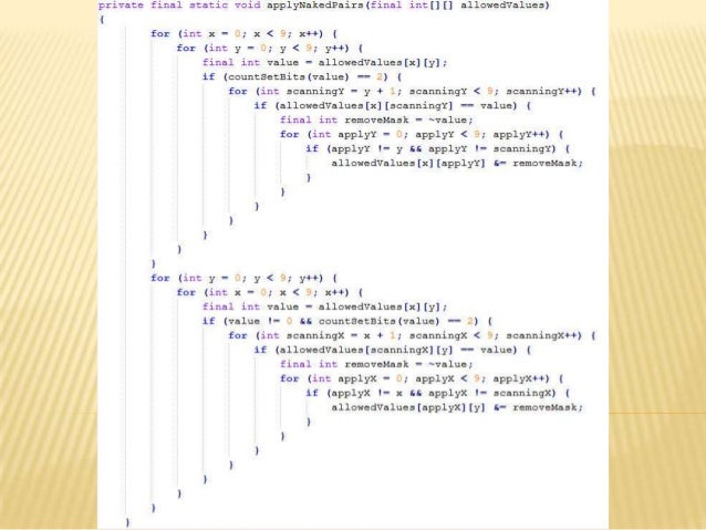intelligent sudoku solver