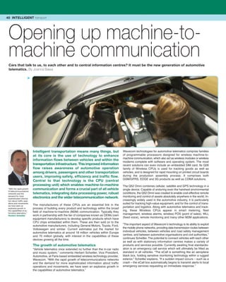 Financial Times / Intelligent Transport