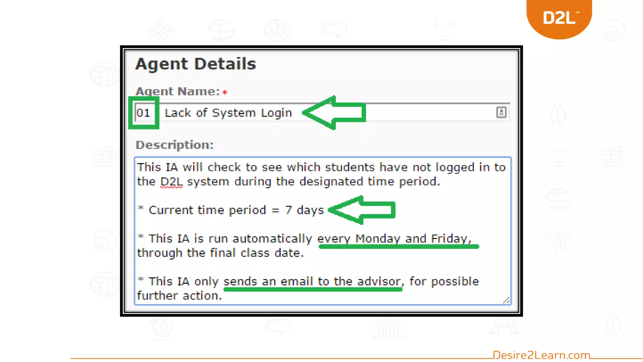 Agent Name & Description Example
 