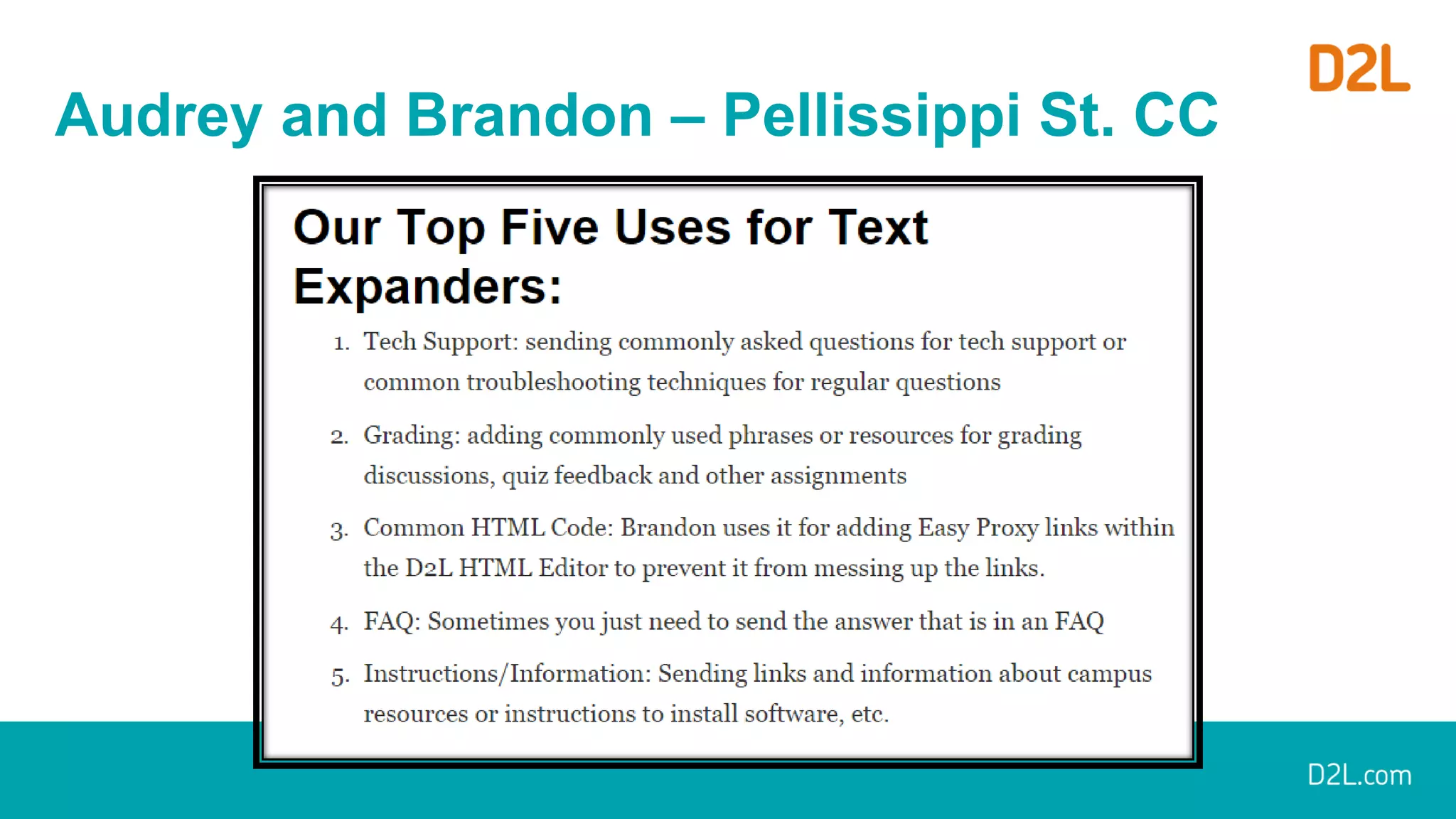 Audrey and Brandon – Pellissippi St. CC
 