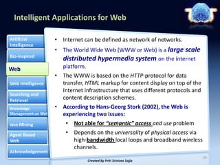 Intelligent web applications | PDF