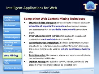 Intelligent web applications | PDF
