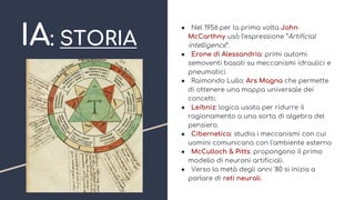 Sorta Ia Intelligenza artificiale | PPTX