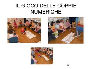 37
IL GIOCO DELLE COPPIE
NUMERICHE
 