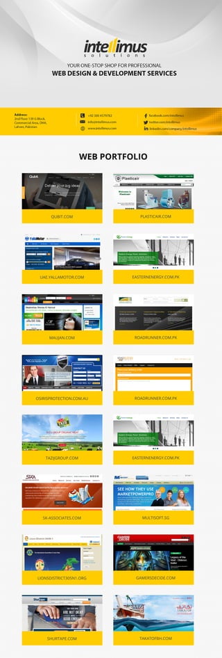 Intellimus Solutions - Web Portfolio | PDF