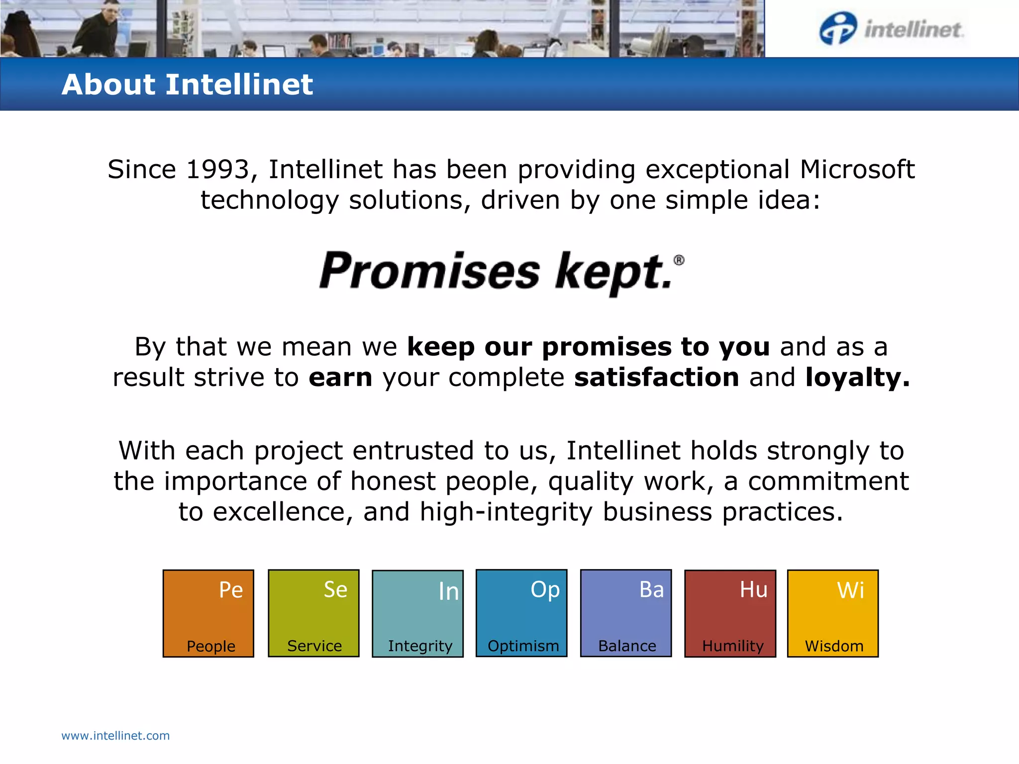 Intellinet Overview 2009