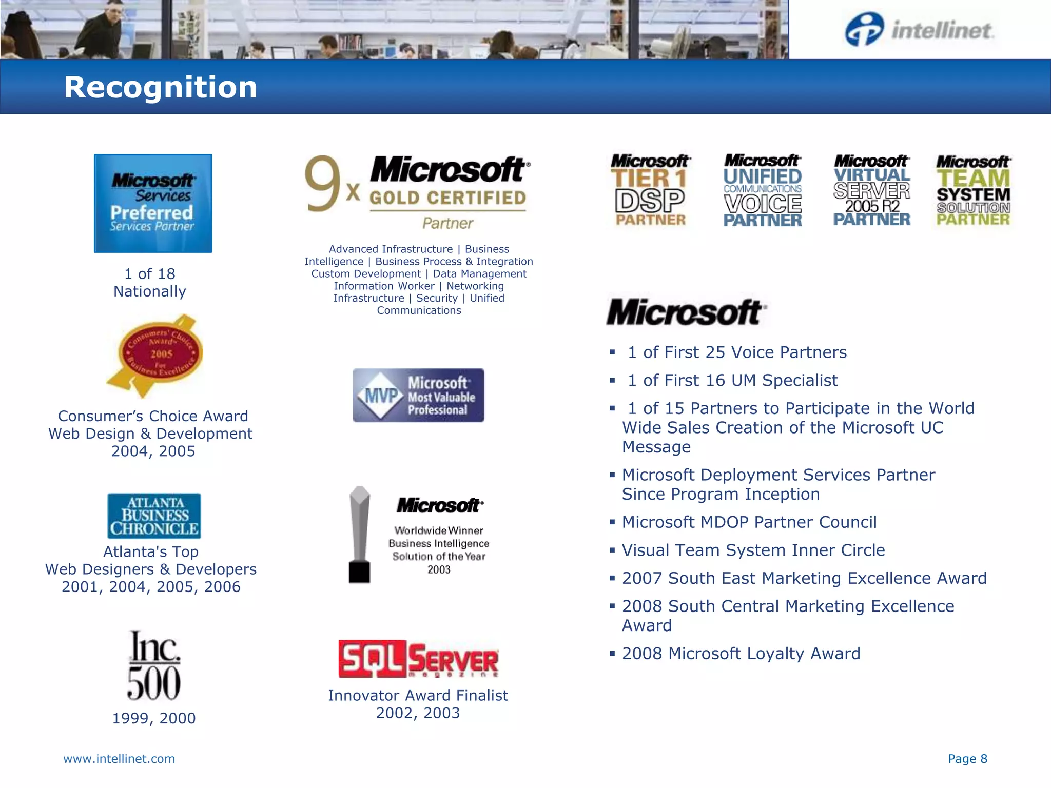 Intellinet Overview 2009