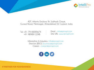 Intelli pro corporate presentation