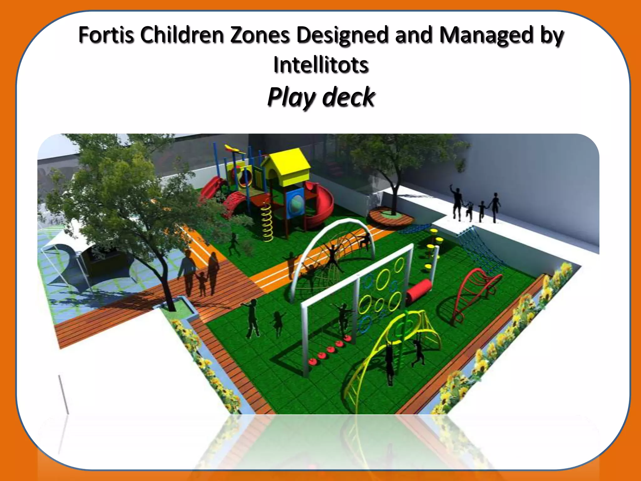 Fortis Children Zones Designed and Managed by
                   Intellitots
                 Play deck
 