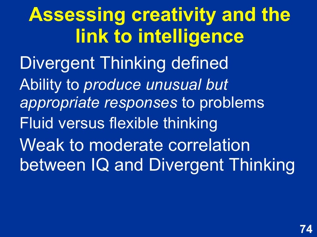 Psychology 102: Intelligence & intelligence assessment