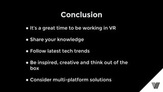 Vr Conclusion Game Development in VR | PDF