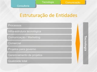 Estruturação de Entidades Consultoria Tecnologia Comunicação 