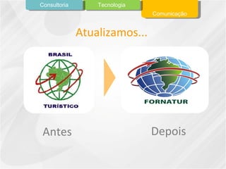 Antes Depois Comunicação Tecnologia Consultoria Atualizamos...   