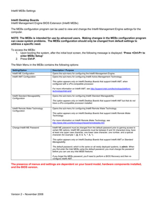 IntelMB Moherboard cpu iaintelmebxsettings_v02.pdf | Operating Systems ...