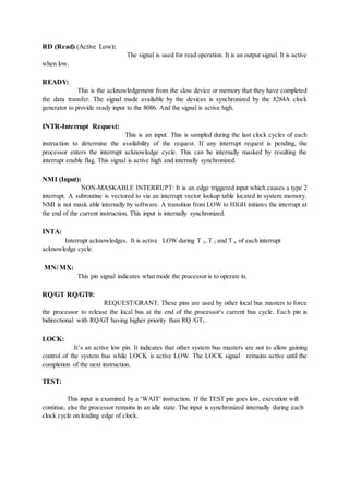 Intel Microprocessors 8086 Documentation Docx