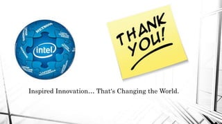 Inspired Innovation… That's Changing the World.
 