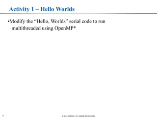 Intel open mp | PDF
