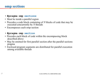 Intel open mp | PDF