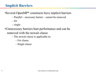 Intel open mp | PDF