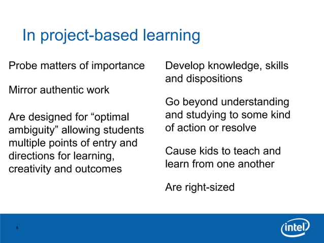 Project-based Learning Primer 12-06-10 | PPT | Education industry ...