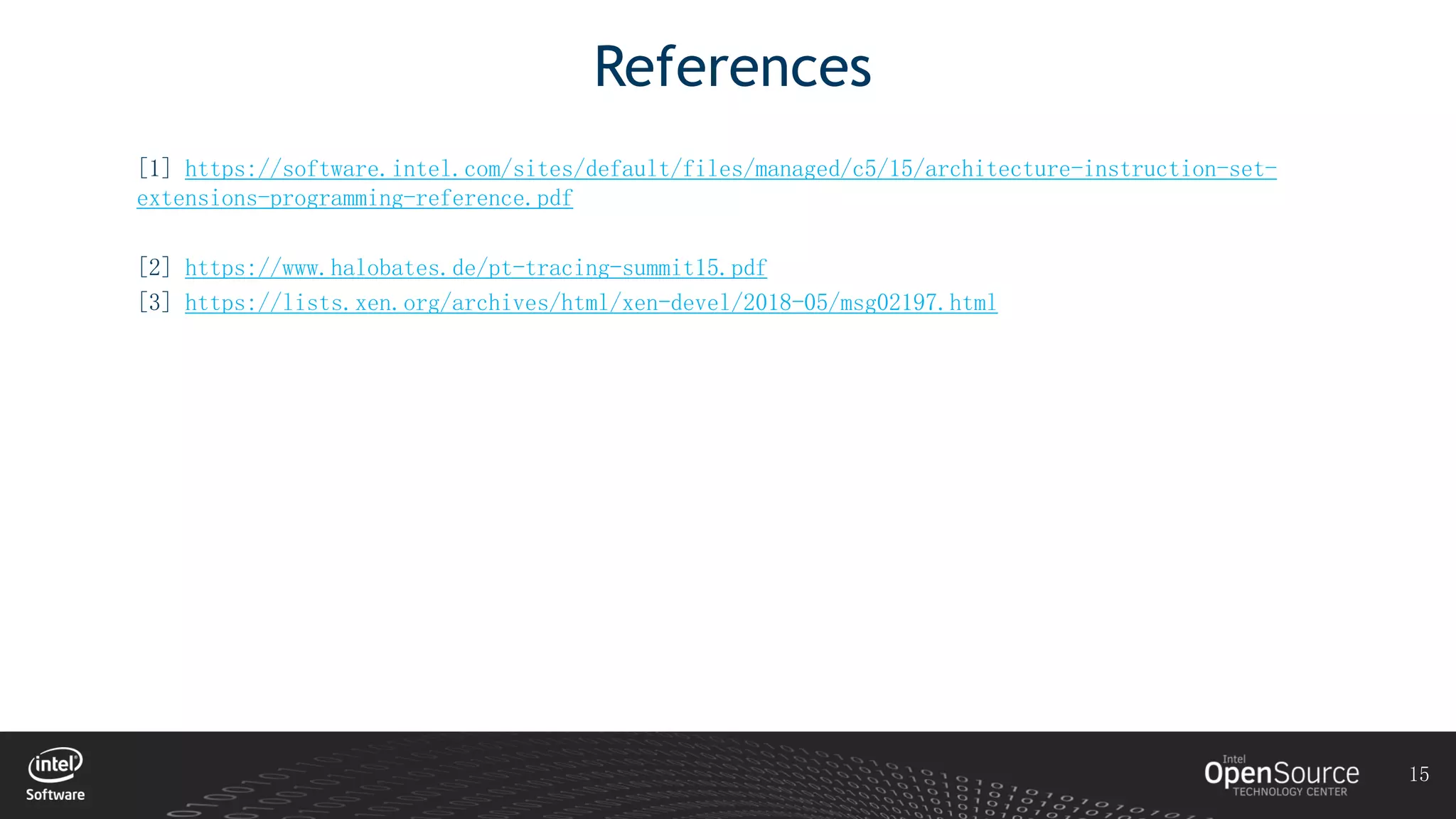 XPDDS18: Intel Processor Trace for Xen Hypervisor - Luwei Kang, Intel | PPT