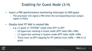 XPDDS18: Intel Processor Trace for Xen Hypervisor - Luwei Kang, Intel | PDF