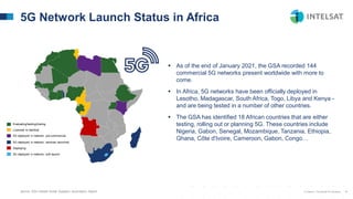 6
© Intelsat | Confidential & Proprietary
Source: GSA (Global mobile Suppliers Association) Report
5G Network Launch Statu...