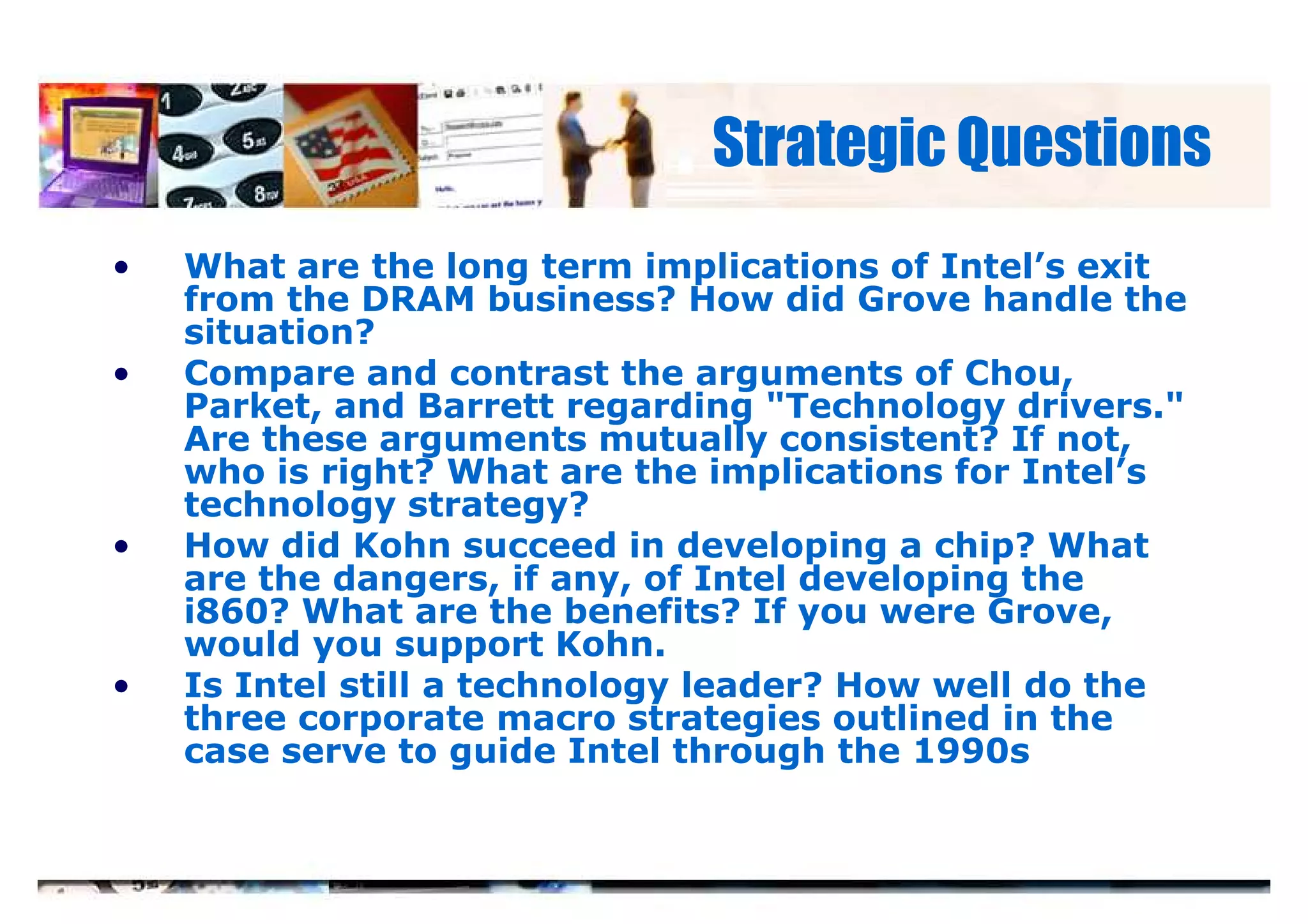 Case Study:Intel Strategy On 1990s | PDF
