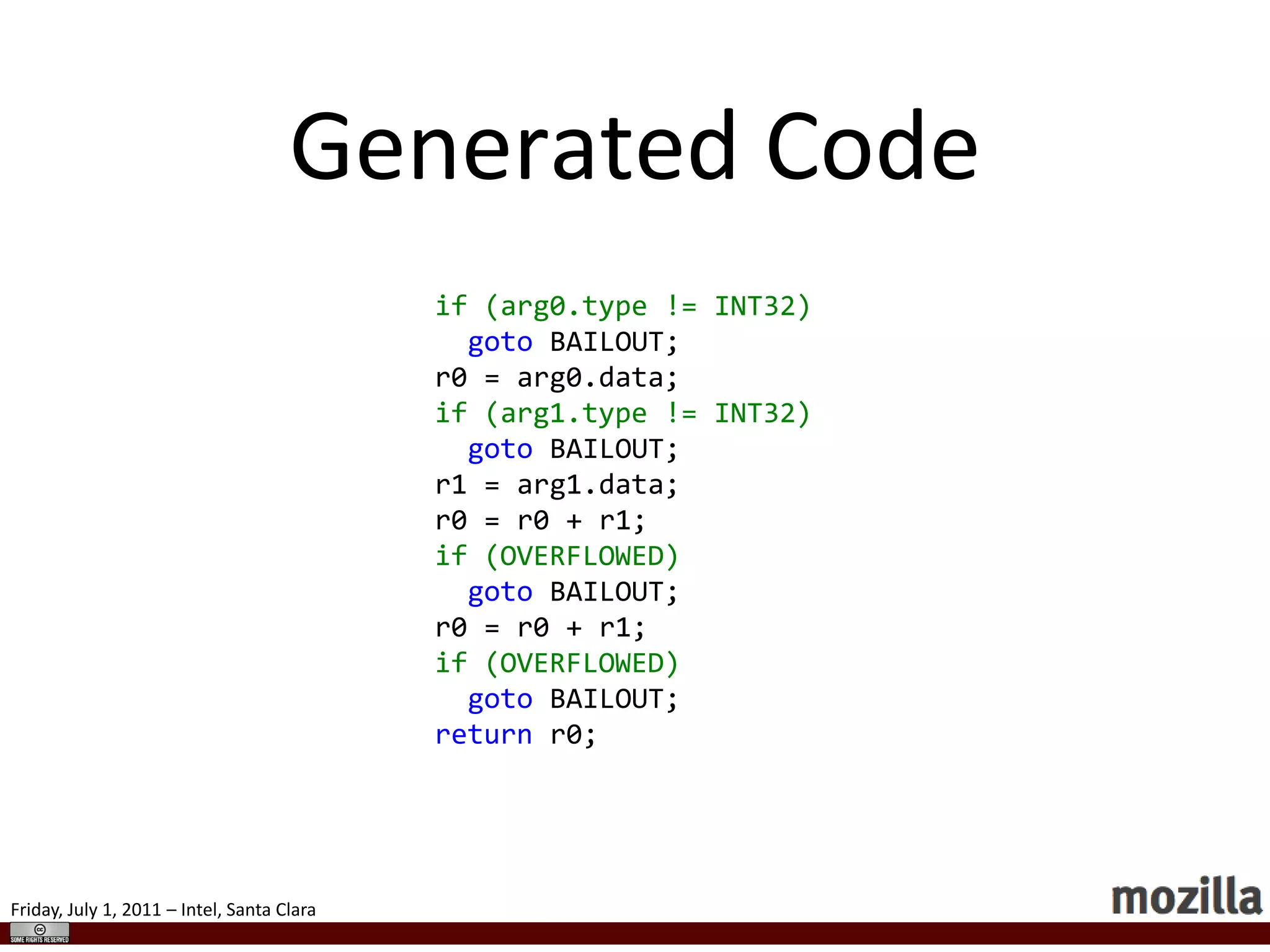 Concerned about protection-flipping expenseBasic JIT SummaryGenerates simple code to handle common cases