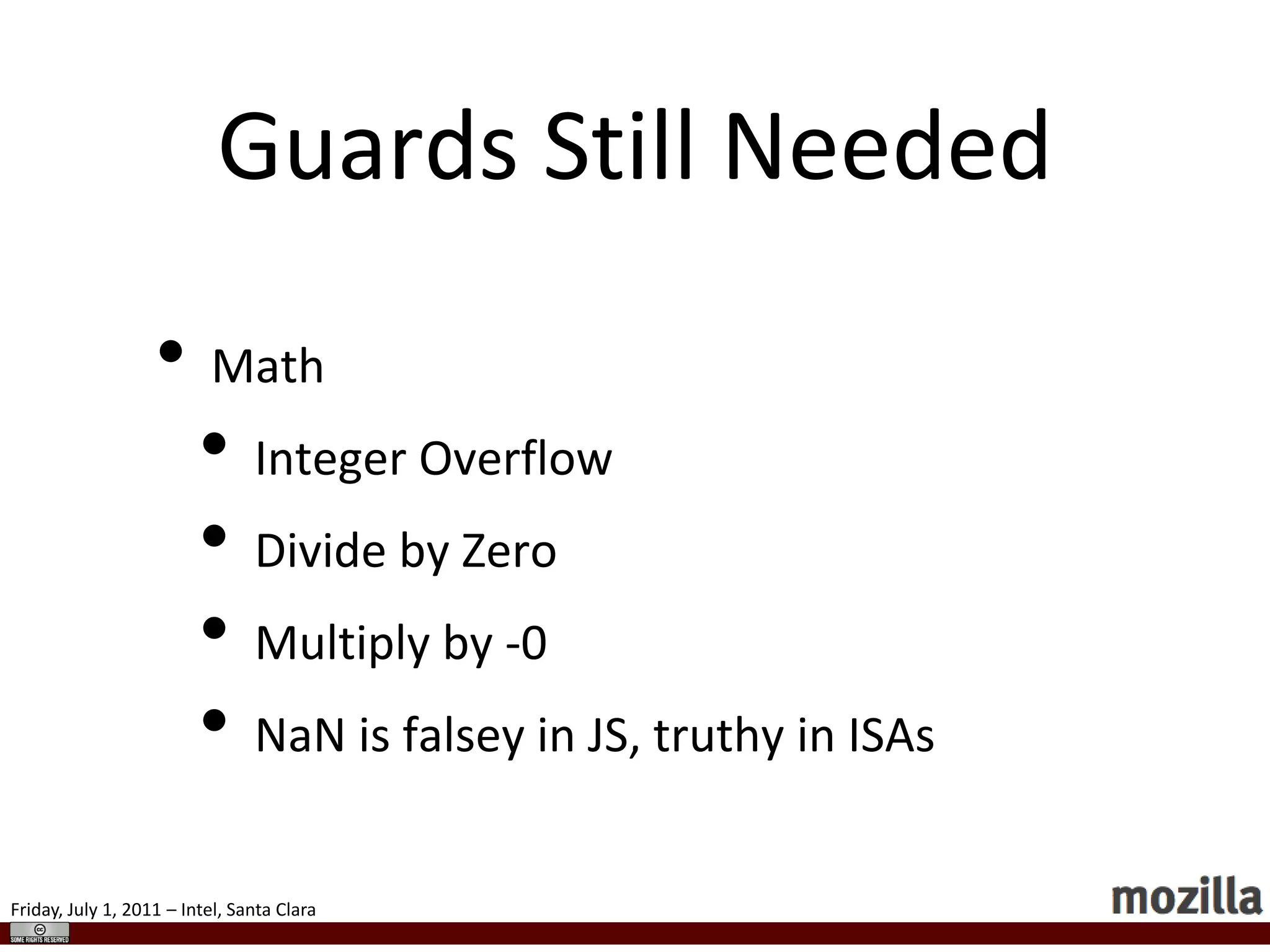 We could generate an IR, but without type information...