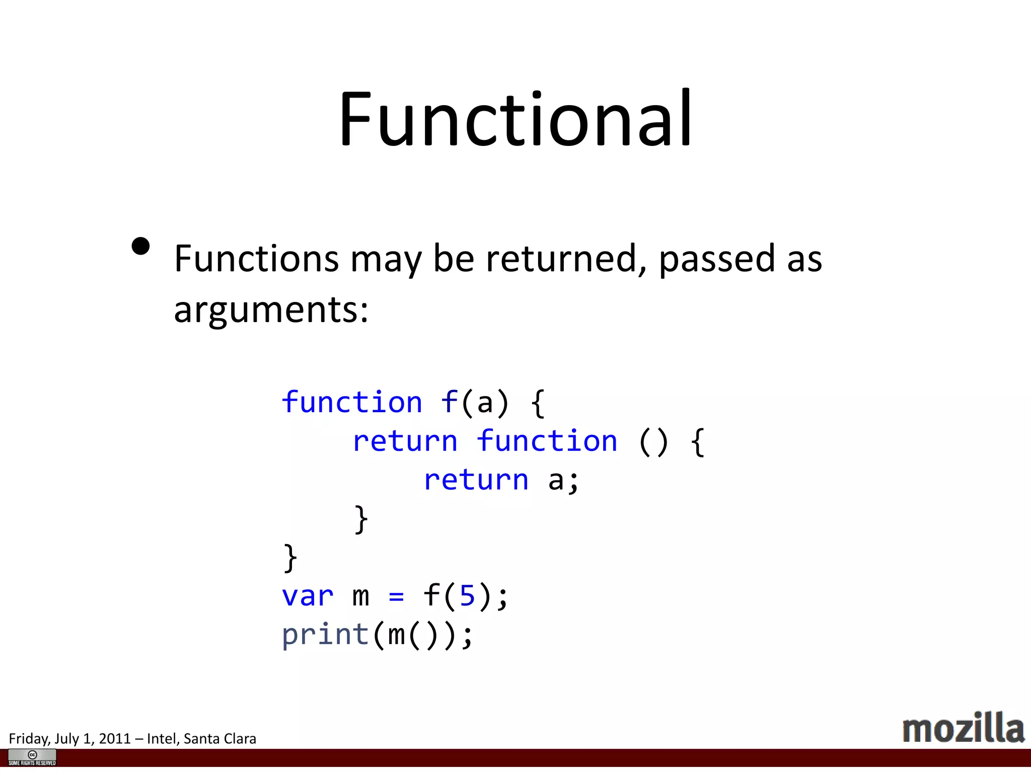 Anything from small browser interactions, complex apps (Gmail) to intense graphics (WebGL)The Result