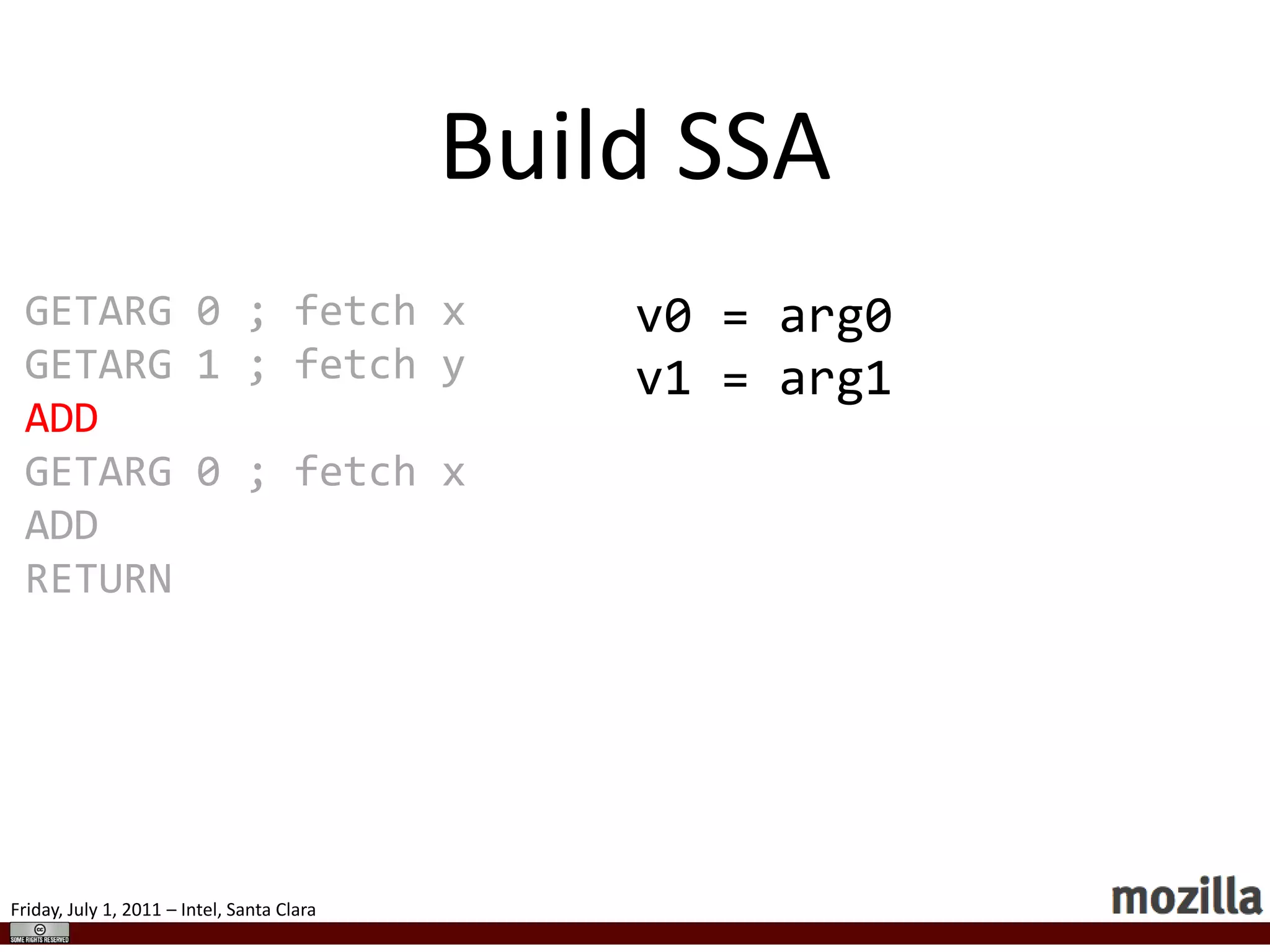 Familiar ProblemsWe don’t know an object’s shape during JIT compilation... Or even that a property access receives an object!Solution: leave code “blank,” lazily generate it later