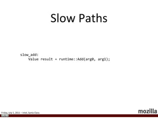 Marking can be incremental, interleaved with program executionGenerational GCObservation: most objects are short-livedAll new objects are bump-allocated into a newborn spaceOnce newborn space is full, live objects are moved to the tenured spaceNewborn space is then reset to empty