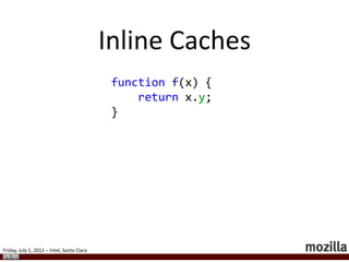 Just In TimeCompilation must be very fastCan’t introduce noticeable pausesPeople care about memory useCan’t JIT everythingCan’t create bloated codeMay have to discard code at any time