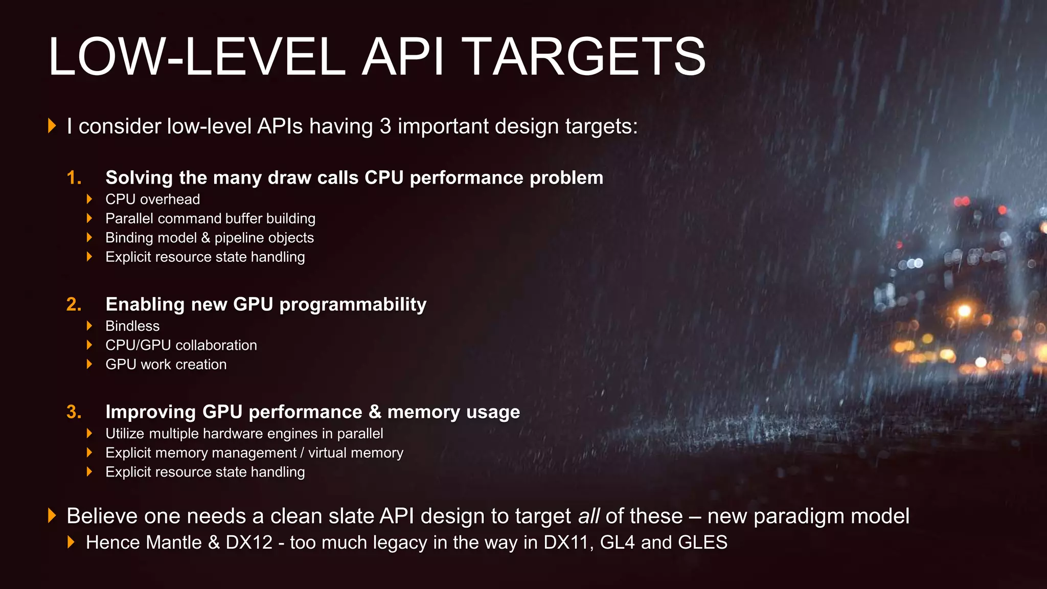 Low-level Graphics APIs | PPTX | Graphics Software | Computer Software ...