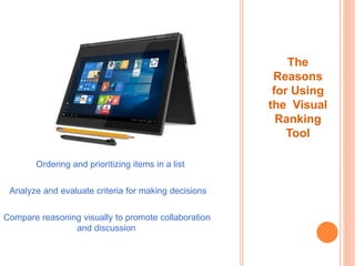 Intel visual Ranking Tool | PPTX | Education