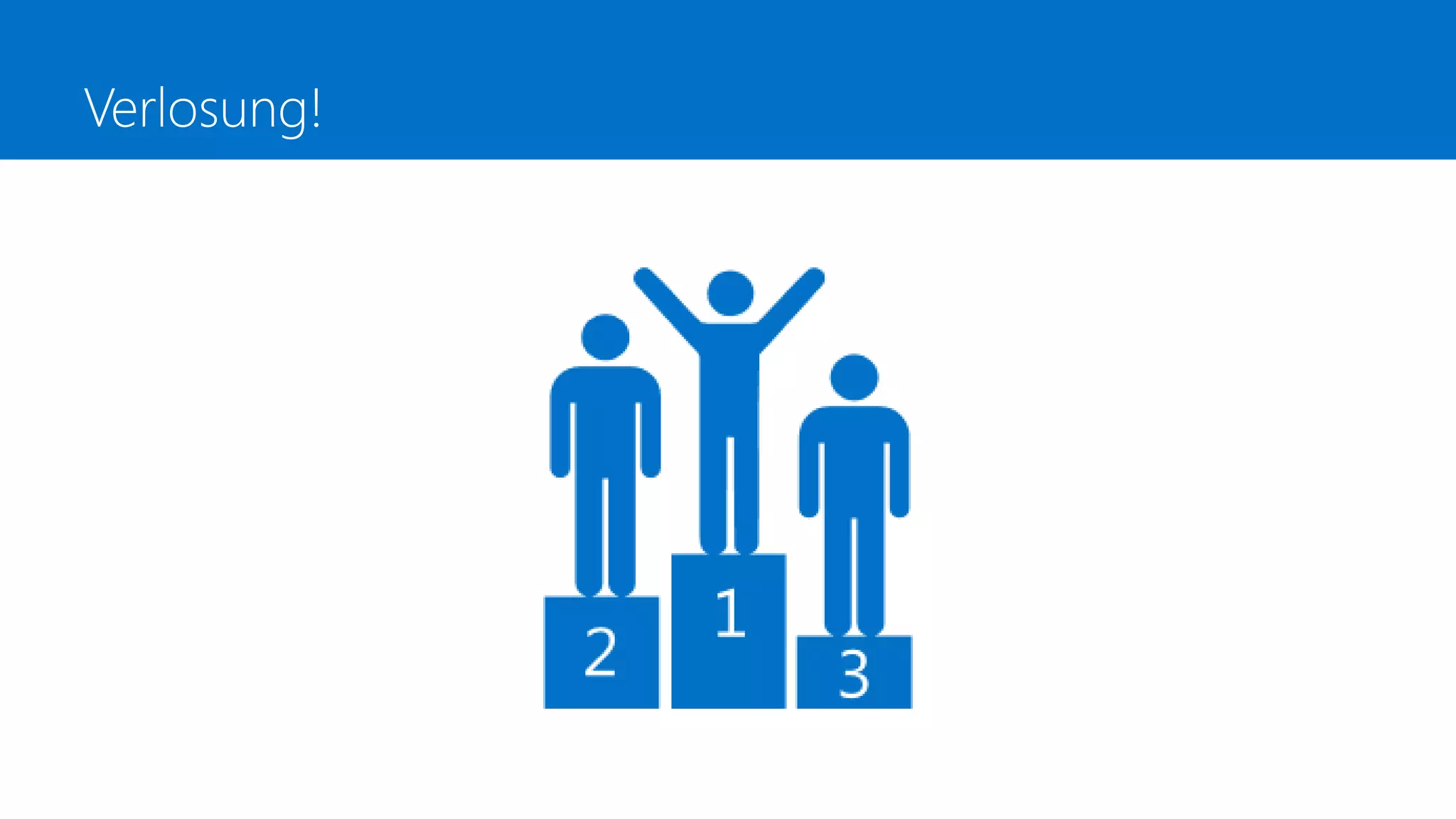 Verlosung!
 