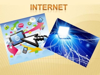  Internet es un conjunto descentralizado de redes de 
comunicacióninterconectadas que utilizan la familia de protocolos T...