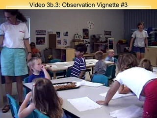Video 3b.3: Observation Vignette #3 