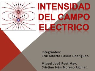 Integrantes: Erik Alberto Paulin Rodríguez.  Miguel José Poot May. Cristian Iván Moreno Aguilar. 