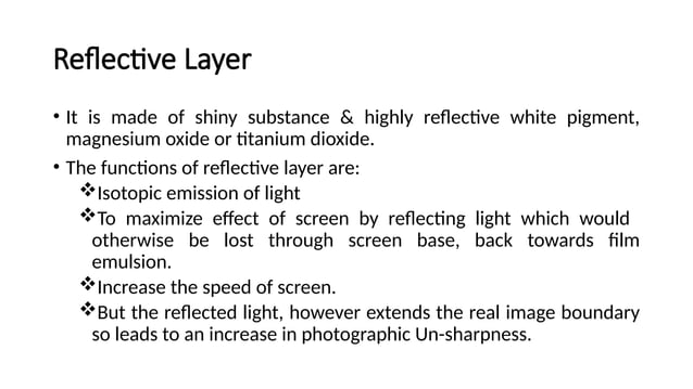 intensifying screen and its types by T.R.B. | PPTX