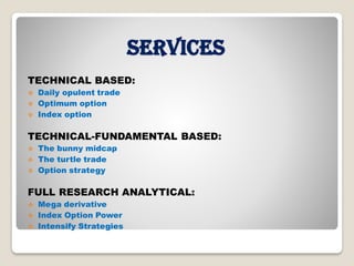 INTENSIFY RESEARCH amplify your profit with our advise | PDF