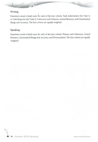 Intensive ielts speaking | PDF