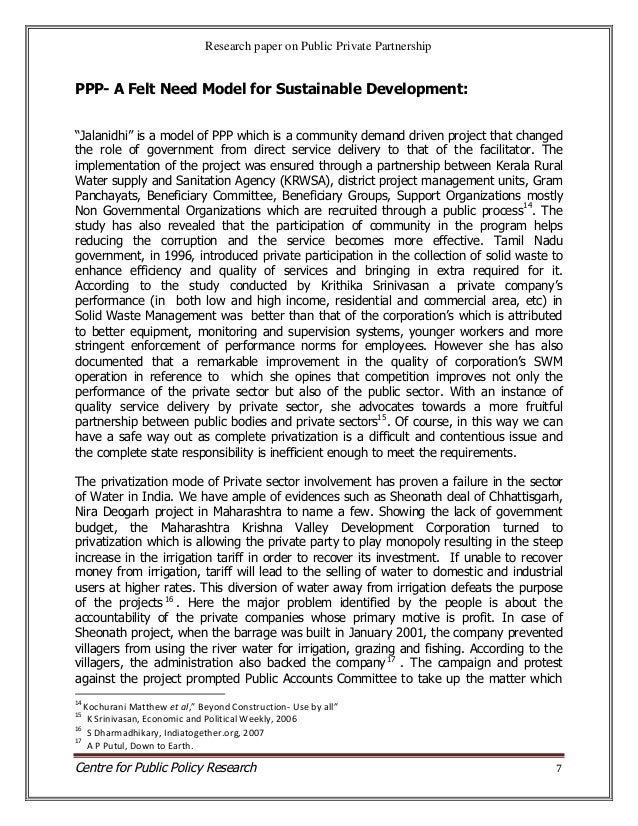 public private partnership research paper And inputs on the white paper heartfelt appreciation to the core research team from hosmac a public-private partnership. public private partnership research paper And inputs on the white paper heartfelt appreciation to the core research team from hosmac a public-private partnership.