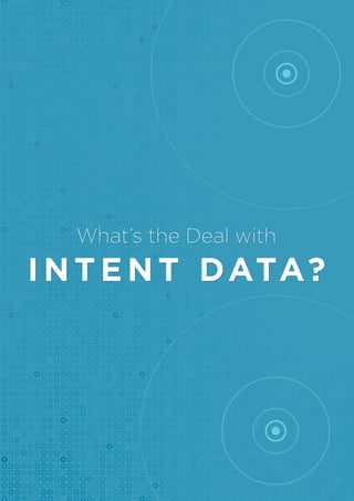 What’s the Deal with
INTE NT DATA?
What’s the Deal with
INTE NT DATA?
 